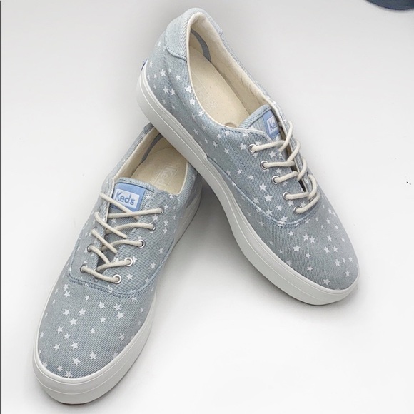 Keds Rise Denim Star Platform sneakers 9 - Picture 1 of 16